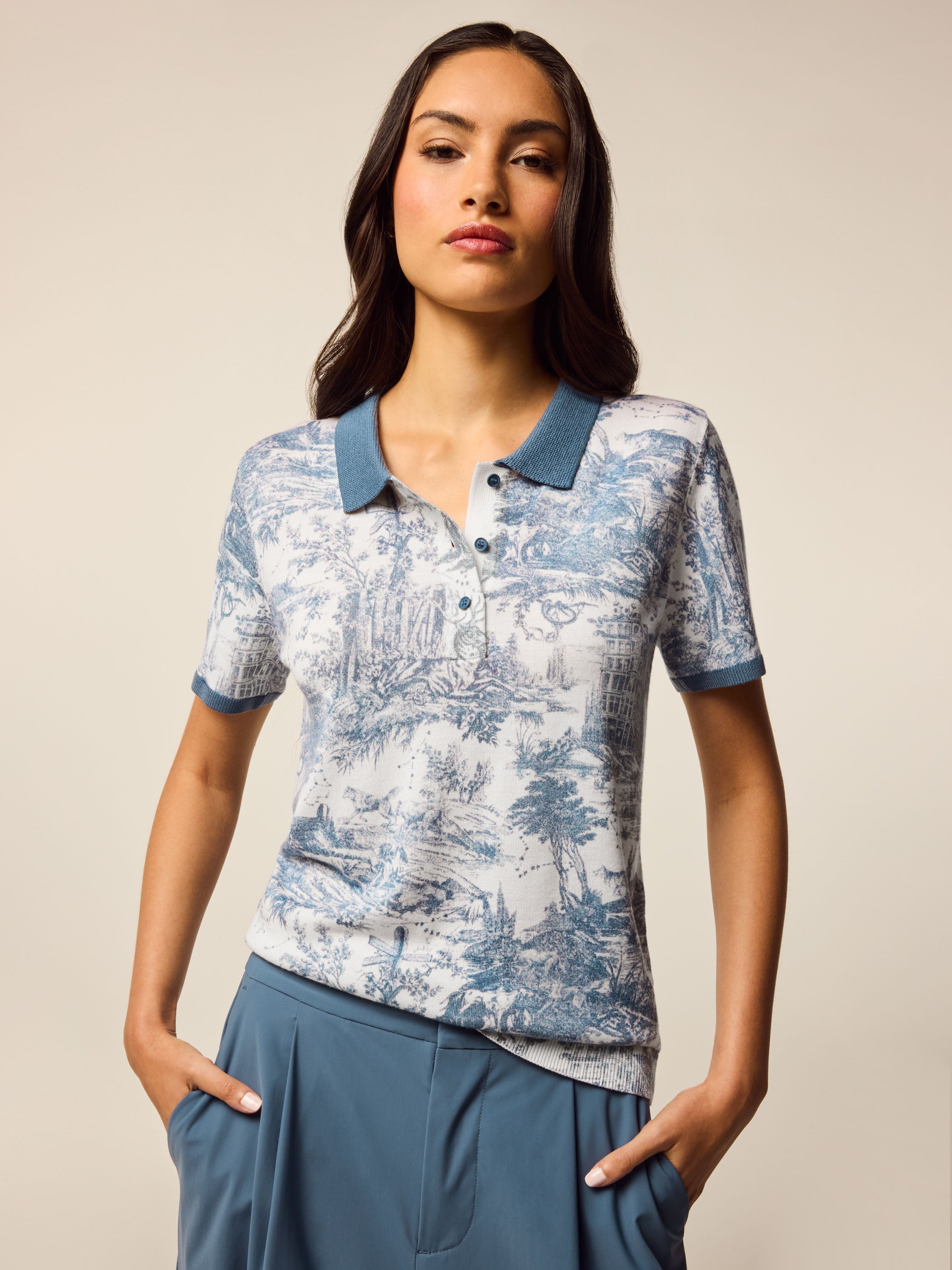 Short Sleeve Bardot Sweater lifestyle
