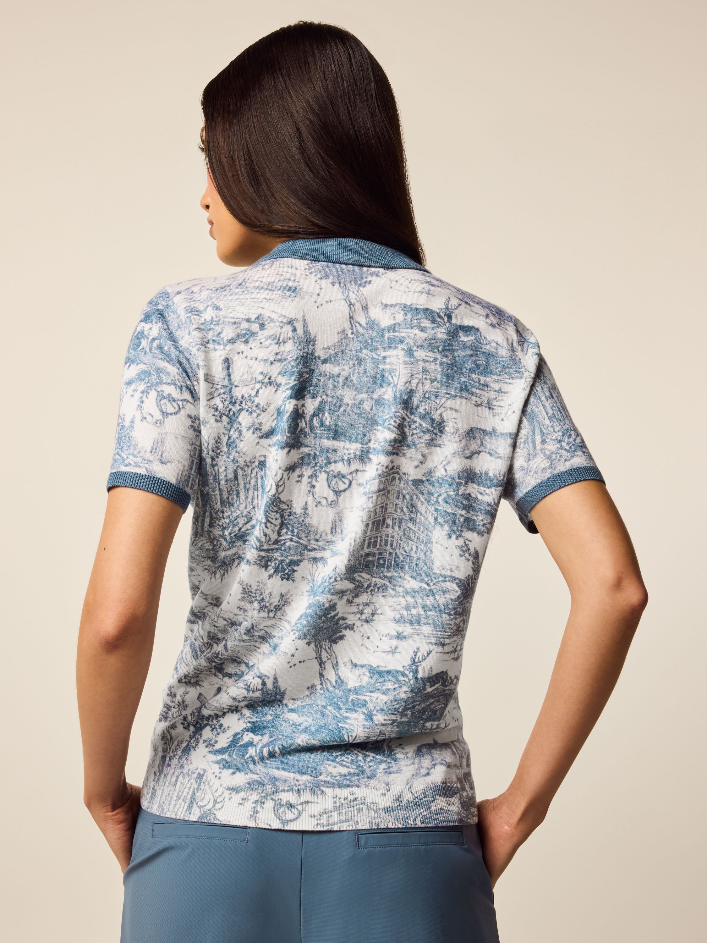 Short Sleeve Bardot Sweater detail
