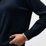 Koko Crewneck Sweater Maltese Blue