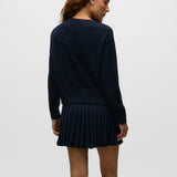 Koko Crewneck Sweater Maltese Blue