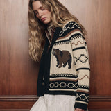 The Bear Lodge Cardigan Black