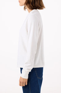 Love Long Tee White