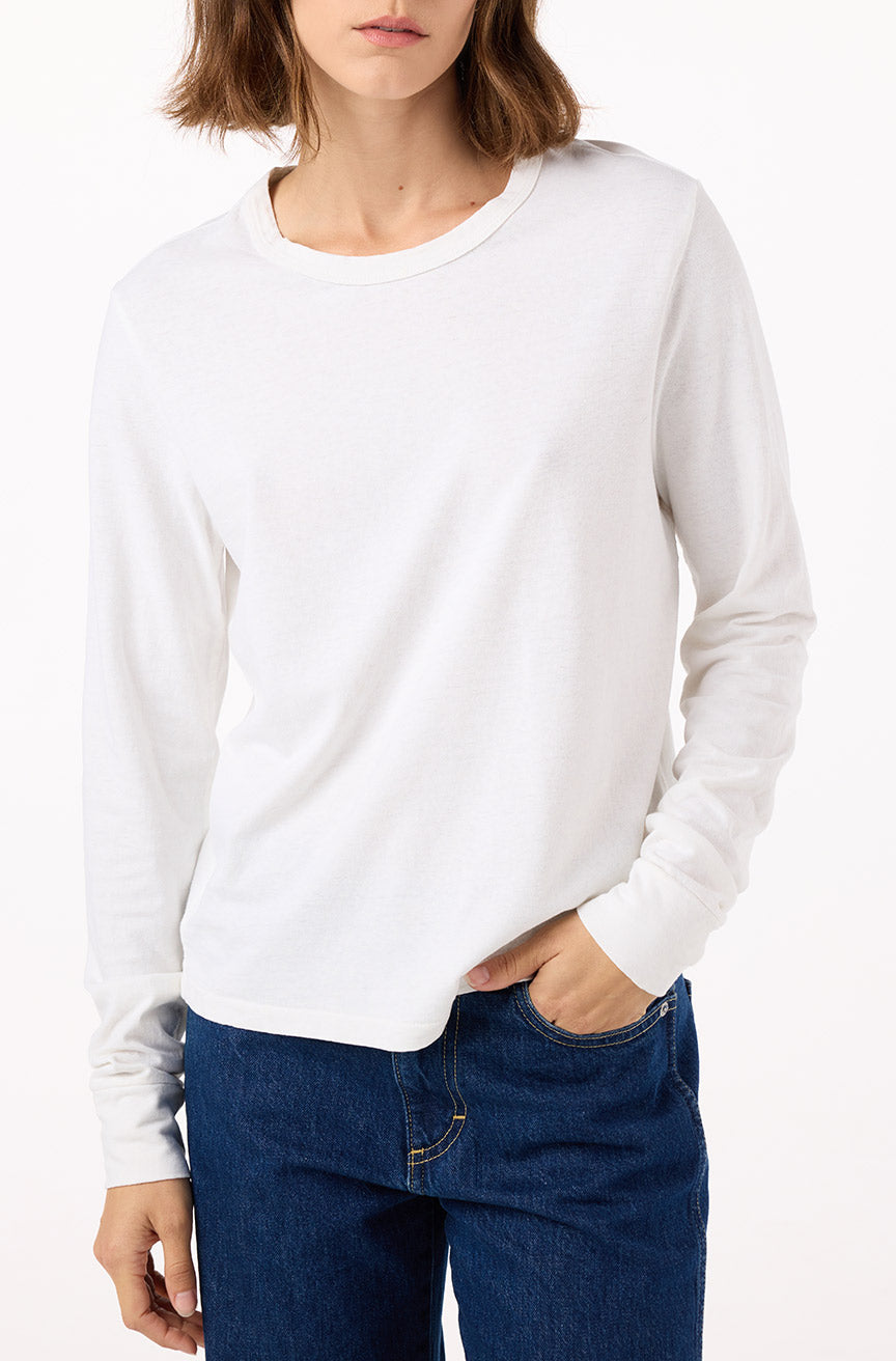 Love Long Tee White