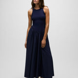 Ashe Dress Maltese Blue