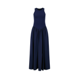 Ashe Dress Maltese Blue