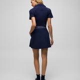 Phoenix Belted Shirt Dress Maltese Blue