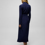 Ashe Shirt Dress — Maltese Blue