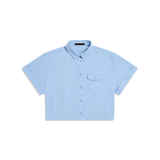 Phoenix Short Sleeve Button Down Wolf Blue