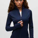 Soleil Full Zip Jacket Maltese Blue