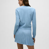 Pointelle Cardigan Wolf Blue