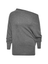 Lori Off Shoulder Cashmere Sweater Flint