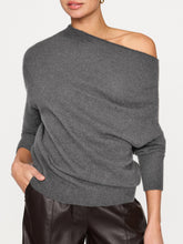 Lori Off Shoulder Cashmere Sweater Flint