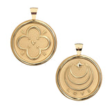 LOVE JW Original Pendant Coin Necklace