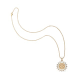 LOVE Petite Embellished Coin Necklace