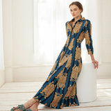 Luciana Tibet Dress Navy