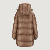 Lucie Boxy Midi Coat Crisp Champagne