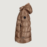 Lucie Boxy Midi Coat Crisp Champagne