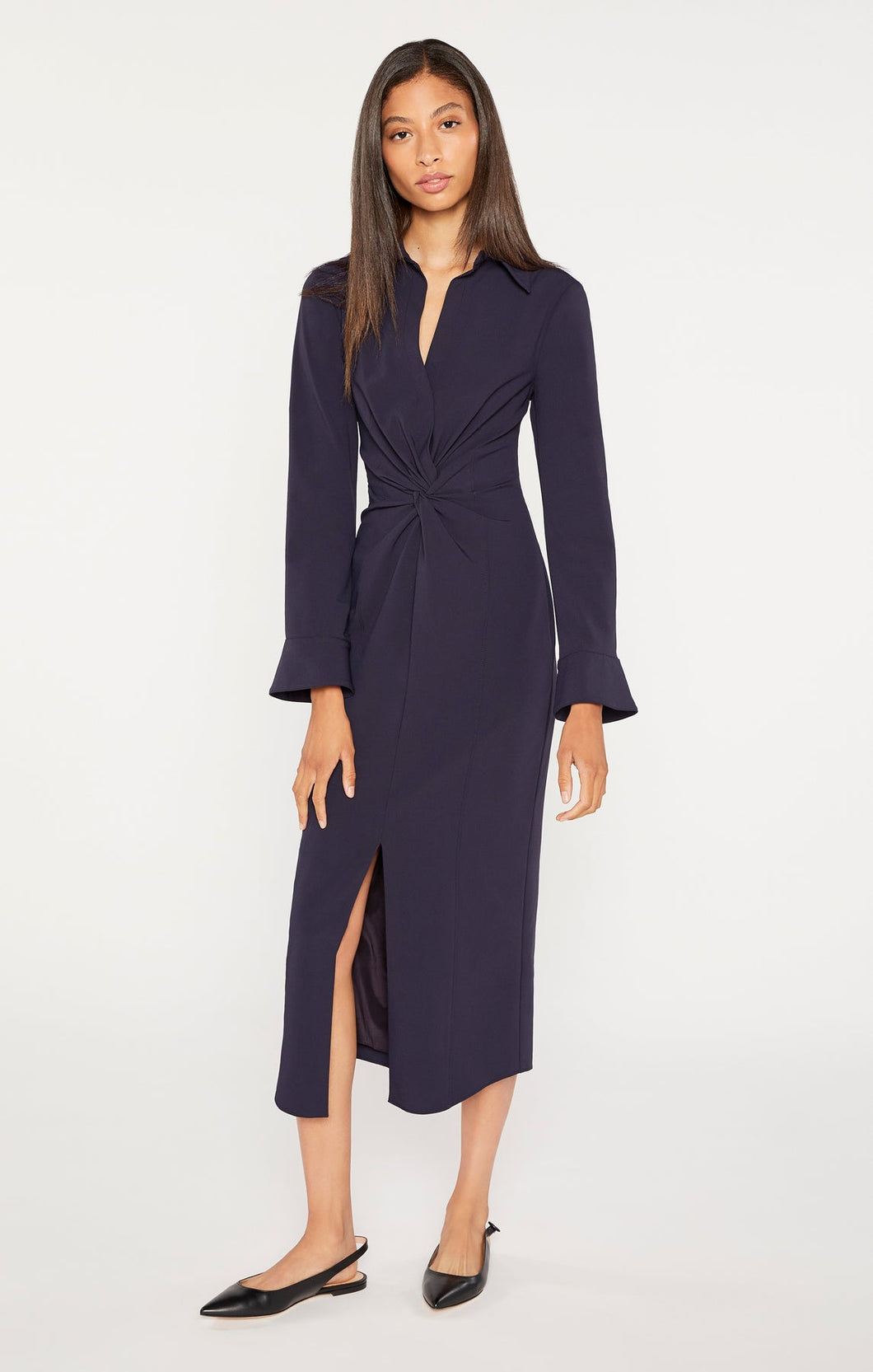 Midi Mckenna Dress Navy