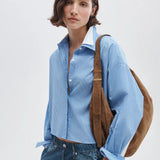 Marin Striped Combo Shirt Blue Stripe