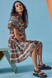 Merritt Dress Zig Zag