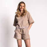 Ivy Cotton Terry Top Mocca