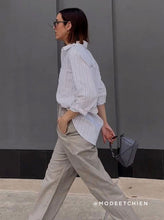 Everyday Shirt Salt White Stripe