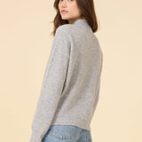 Colorado Half-Zip Cashmere Pullover Heather Grey