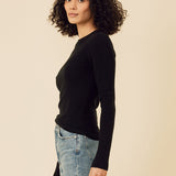 Bristol Merino Crewneck Black