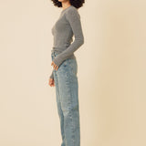 Bristol Merino Crewneck Slate