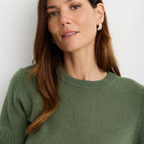 Serafina Cashmere T-Shirt Thyme
