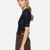 JANE ARGYLE S/SLV CREW SWEATER (D1)