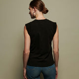 Patti Muscle Tank Jet Black