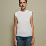 Patti Muscle Tank Optic White