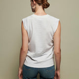 Patti Muscle Tank Optic White