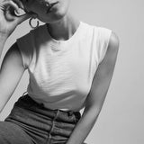 Patti Muscle Tank Optic White