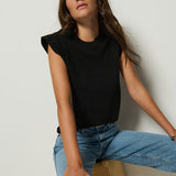 Patti Muscle Tank Jet Black