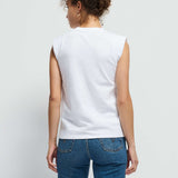 Patti Muscle Tank Optic White