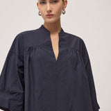 Short Poplin Dress Night