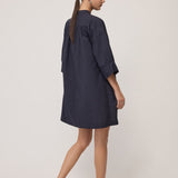 Short Poplin Dress Night