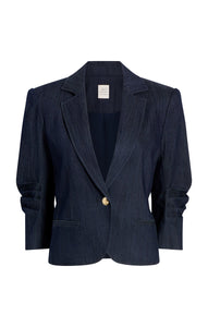 Petite Denim Khloe Blazer Indigo