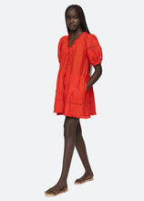 Antonina Tunic Dress Red