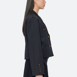 Taliyah Cropped Blazer Navy