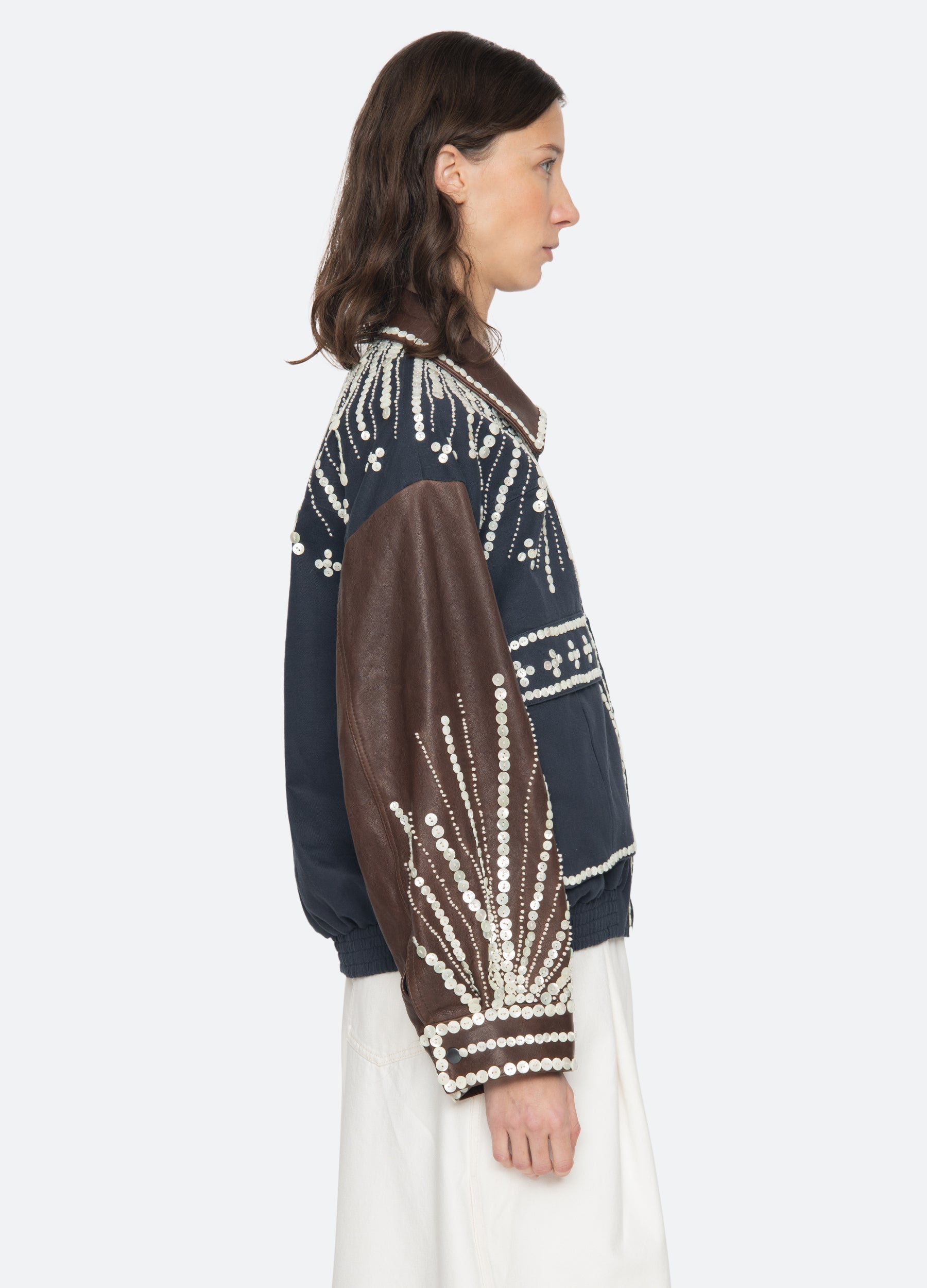 Sea New York Georgie Jacket navy side view