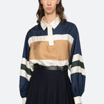 Sea NY Juliet Emb Polo Multi front