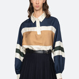 Sea NY Juliet Emb Polo Multi front
