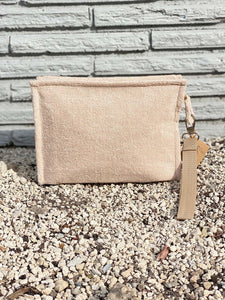 Terry Pouch Bag Beige
