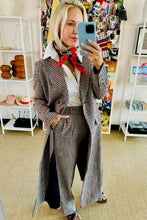 Travel Tweed Coat Clarence Houndstooth