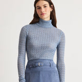 Kayden Turtleneck Cloudy Seafoam