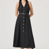 Angelica Dress Black Sand