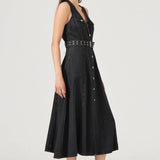 Angelica Dress Black Sand
